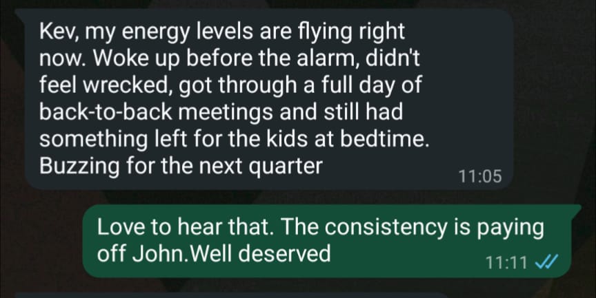 WhatsApp message
